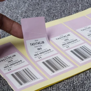 Logo Stickers for Packaging Label High Quality Waterproof Vinyl Self adhesive Roll Big Custom