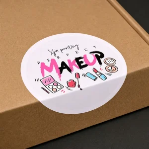 Low Moq Promotional Stickers with OEM Logo Printing for Retail Product Labels