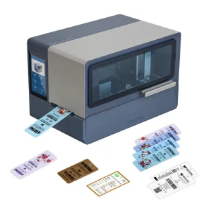 MASUNG MS CH650 300DPI Thermal Transfer Clothing Tag Printer Automatic Paper Hang Tag Printer for Garment Price Wash Care Label