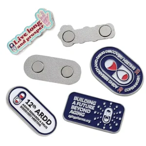Magnetic Refrigerator Tourist Souvenir Fridge Magnet Logo Customized Enamel Metal Zinc Alloy Magnet Sticker Badges