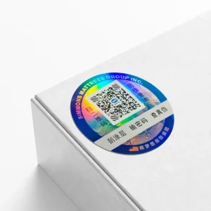 Manufactur Authenticity Laser Hologram Sticker Custom Logo Holographic Qr Code Label Roll
