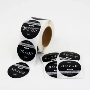 Manufacture Custom Stickers logo Printing Vinyl Packaging Sticker Paper Sticker Label Roll