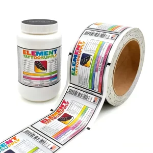 Manufacture Custom Supplement Bottle Label for Vitamin Beverage and Cosmetics Labels Product Label with Logo Printing