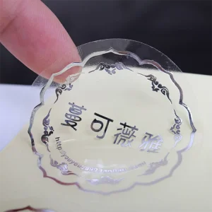 Manufacture High Quality Waterproof Customized Transparent PVC Sticker