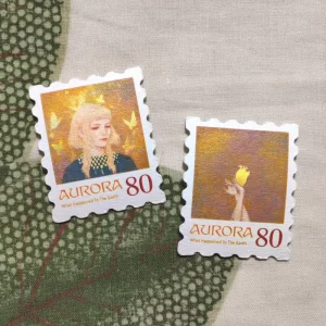 Manufacture Retro Style Paper Label Journal Scrapbook Material Stationery Decorative Adhesive Personal Custom Sticker