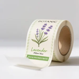 Manufacturer Custom Packaging Label Logo Sticker Printing Self Adhesive Etiquette Roll Label Stickers for Packaging Labels