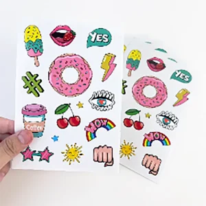 Manufacturer Customizes Personalized Holographic Durable Eco Friendly Waterproof Oil Proof Recyclable PVC Sticker for Candle