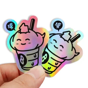 Manufacturer Holographic Custom Logo Sticker Printer Label Adhesive Sticker