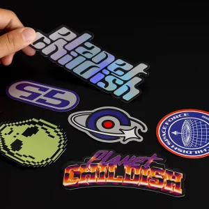 Manufacturer Waterproof Die Cut Cartoon Hologram Stickers Makers Custom Vinyl Cute Kids Toy Decorative Label Stickers