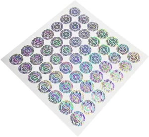 Manufacturer of Authenticity Security Warranty Labels Void Custom QR Shape Hologram Overlay for Packaging Readily Customizable