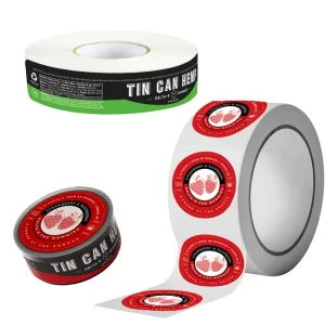 Manufacturers Custom Private Brand Name Printing Logo Adhesive Roll Labels Stickers for Packaging