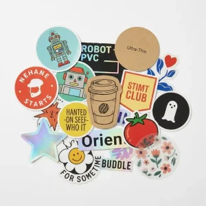 Matte Finish Custom Stickers for Promotional Events and Branding Durable Waterproof Die Cut Decals