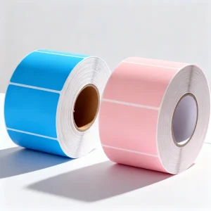 Moisture proof Colorful Synthetic Paper Sticker for Citizen Printers and Frozen Food Packaging Labeling
