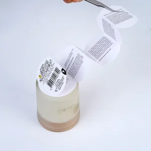 Multi Layer Peel and Reveal PVC Adhesive Sticker Flexography Cosmetic Labels Chemical Resealable Tags