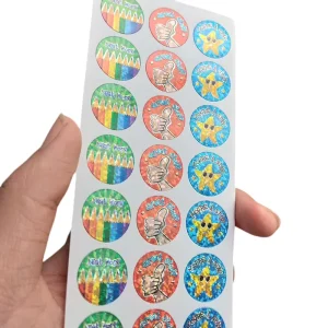 Multifunctional Paper Material Adhesive Waterproof Reusable Durable Packaging Label Product Customizable Sticker 500 Pcs Custom
