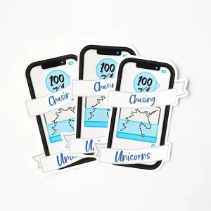 Multiple Styles Personalized Logo Printing Durable Vinyl Sticker Laptop Labels UV Resist Waterproof Individual Die Cut Stickers
