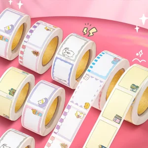 Name Label Stickers Roll for Kids