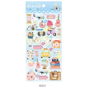 Nekoni Kids Stickers Kawaii Sticker Custom PVC Vinyl Decal Decorative Decals Adhesive Decals for Cartoon Stickers