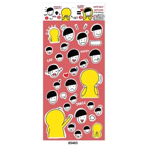 Nekoni PVC Vinyl Decals Cartoon Stickers for Adhesive Stickers Kid Sticker Custom Decal Decorative Decals