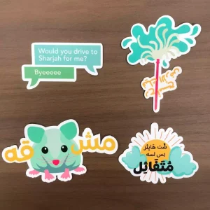 New Fashion Waterproof Custom Logo Print Transparent Sticker Sheets Clear Vinyl Die Cut Stickers With Card Packing Sticker Pack