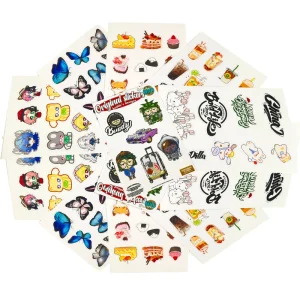 New Style 50Pcs Bad Bunny UV Printing Waterproof Magnetic Reusable Adhesive Stickers Pack Eco Friendly Pop Singer Decals