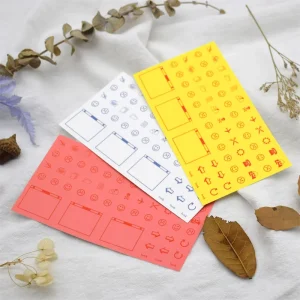 New Style DIY Individual Numbers Letters Matte Finish Vinyl Sticker Sheets for Phone Case Waterproof Decals