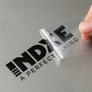 Nickel UV Resistant Weatherproof Die Cut Logo 3D Transfer Stickers Strong Adhesive Waterproof Custom Size Shape CMYK Offset