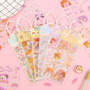 No MOQ Custom Printing Outdoor Use Waterproof Company Business Promotion Vinyl Adhesive Label Kiss Cut Sticker Sheet