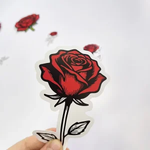 No Residue Custom Die Cut Sticker Static Film Dot Adhesive Transparent Vinyl Durable Removable Bubble Free Window Gecko Sticker