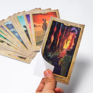 ODM OEM Custom Tarot Astrology Graffiti Vinyl Sticker Pack Waterproof Die Cut Custom Sticker for Packaging