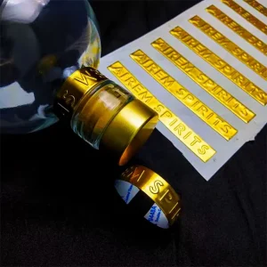 ODM OEM High Quality Finished Aluminum Metal Logo Plate Label for Luxury Perfume Packaging