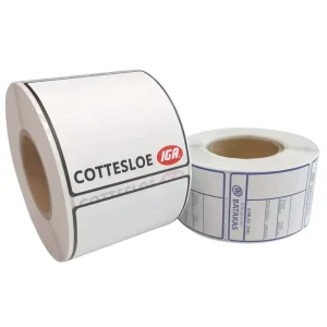 OEM Custom Printing Brand Name Logo Waterproof Self Adhesive Label Sticker