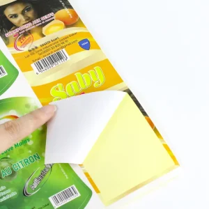 OEM ODM Custom Product Label Sticker Self-Adhesive Vinyl Stickers for Shampoo Packaging Professional Label Printing