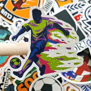 OEM ODM Custom UV Print Glossy Matte Finish Die Cut Sticker Vinyl PVC PP Decals for Decoration Crafts Laptop