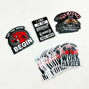 OEM & ODM Factory Customize Stickers Self Adhesive Label Printing Durable Matte PVC Vinyl Sticker Printed Die Cut Logo Labels