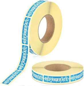 OEM ODM Low Temperature Resistant Strong Stickiness Waterproof BPA BPS Free Eco Friendly Medical Liquid Rectangular Labels