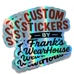 OEM & ODM Manufacturer Custom UVprotected White PVC Die Cut Vinyl Stickers Waterproof Holographic Sticker for Promotional Gifts