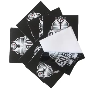Oil Changed Marked Label Transparent Removable Car Window Reusable Static Sticker UV Ink Glossy Surface Die Cut Options