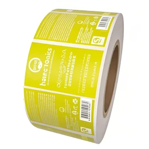 Oil Proof Food Grade Labels Custom Waterproof Stickers for Olive Oil Bottles Cookies Snacks & Sugar Packaging