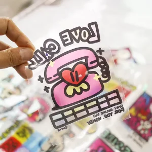 Original Manufacture Factory Customized UV DTF Cup Wrap 3D AB Film Roll Packaging Labels Decorative Transfer Sticker