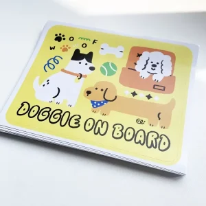 Outdoor Resist Self Adhesive Waterproof PVC Car Bumper Vinyl Die Cut Logo Printing Custom Label Stickers