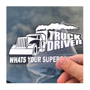 Outdoor Use Custom Weatherproof Die Cut Logo Window Sticker Lettering Decals Custom Transfer Windshield Bumper Vinyl Car Sticker