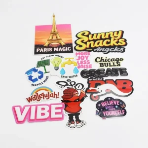 Outdoor Vinyl UV Ink Custom Sticker Printing Personalized High Quality Sticker Custom Waterproof Die Cut UV Laminated Stickers