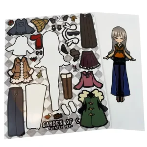 PVC A4 A5 Self-adhesive Water Resistant Easy to Peel and Apply Stickers Custom Kiss Cut Sticker Sheet for Decorate Notebook
