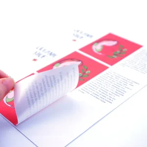 PVC Vinyl Adhesive Label Sticker Logo for 30ml Hair Care Essential Oil Drop Bottle