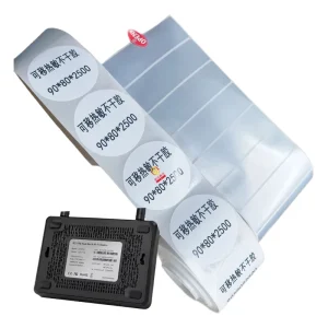 Packaging Label Sticker Paper Glossy Matte Silver Polyester Adhesive Sticker Labels for Electrical Equipment