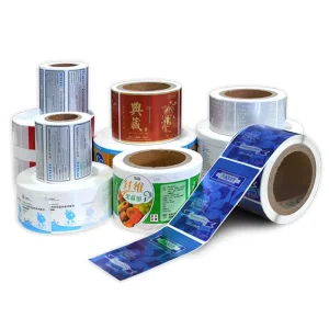 Paper Adhesive Sticker Printing Custom Roll Labels with Barcode Waterproof Custom Logo for Medicine Use