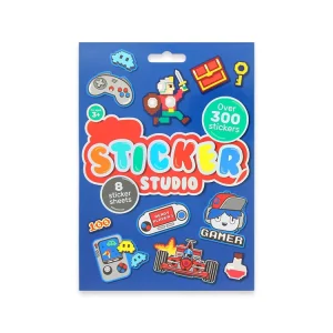 Paper Customized Stickers Cartoon for Kids Gamer Playing Easy to Tear Logo Stickers Books for Children