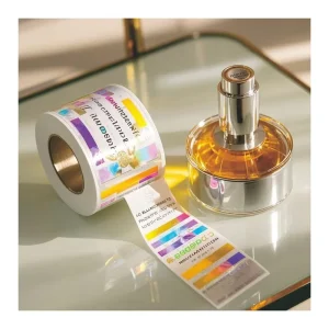 Pass Hologram Hot Stamped Strip Sticker Label for Laptop