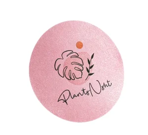 Pearl Pink Pearlescent Self Adhesive Custom Sticker Texture Label for Inkjet and Laser Printer Waterproof QR Codes Logo